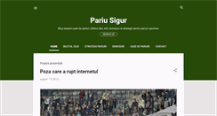 Desktop Screenshot of pariusigur.com