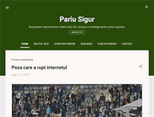 Tablet Screenshot of pariusigur.com